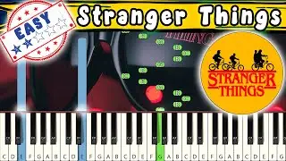 Stranger Things piano tutorial EASY