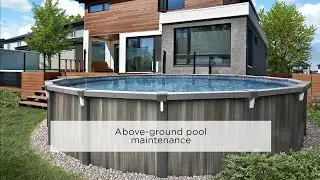 Above-ground pool maintenance