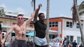 Beach Jiu-jitsu Submission Only Kenneth Dunbar vs Armando Ibarra.