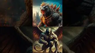 Monster war #Godzilla #ai #monster #animal #shorts