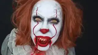 Scary Clown Halloween Makeup Tutorial with Mehron x ArtbyBMazz