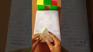 new trick on pyramid 💫 #cube #rubikscube #cubing #cubers #rubixcube #pattern #rubikcube #cubes