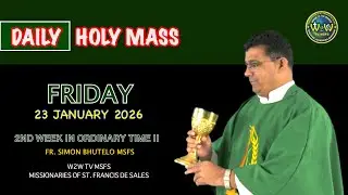 FRIDAY HOLY MASS | 23 JANUARY 2026 | 2ND WEEK IN ORDINARY TIME II by Fr  Simon #dailyenglishmass