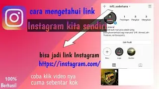 cara membuat link Instagram