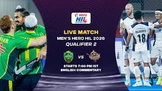 ENGLISH COMMENTARY || Men's Hero Hockey India League 2026 || QUALIFIERS 2 || ROYALS VS TOOFANS