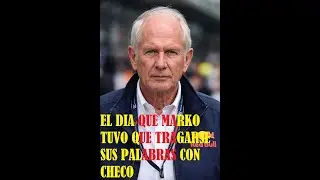 SABIAS QUE HELMUT MARKO DESPRECIOA A SERGIO PEREZ ANTES DE LA F1
