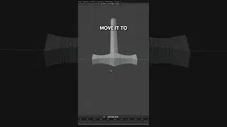 Как сделать меч в Blender #3d #blenderrender3d #3danimation #blender3d #sword