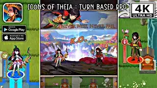 Icons Of Theia : Turn Based RPG || Android - iOS 4K 60fps Gameplay