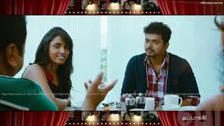 Vijay meets kajal aggarwal comedy scene - Thuppakki | Dhool Scene Ma