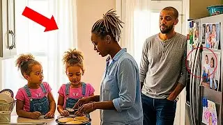 Black Woman Helps A Grieving Father With His Twins, The Next Day He Reveals A Stunning Family