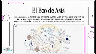 &ldquo;Legado de Paz&rdquo; CARTA PAPA LE&Oacute;N XIV A FRANCISCANOS POR 800 A&Ntilde;OS MUERTE DE SAN FRANCISCO. 260107