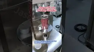 Beans PET Jar Sealing Machine #sealingmachine #beans #cansealingmachine #seamer #machine #shorts