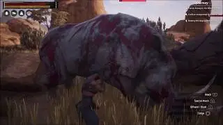 Conan Exiles Having fun with Shaleback