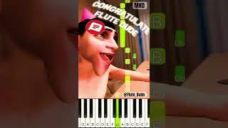 FLUTE NEEDS YOUR CONGRATULATIONS! @Flute_Dude - Piano Tutorial