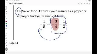 Solve equations with variables on both sides