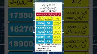 Longi Solar Panel Price in Pakistan  #longisolar #jinkosolar #solarpanel #solarenergy | wow skiled