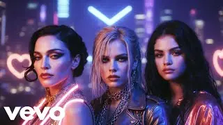 Madonna ft Avril Lavigne and Selena Gomez- Neon Hearts Don't Break (Official AI Music Video)