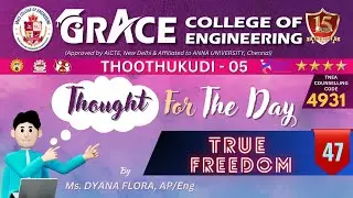 Thought for the day - 47 - TRUE FREEDOM