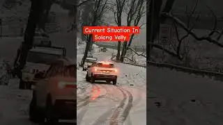 Ice on Road Car Can Not Stop #shorts #funny #trending #ice #ytshorts #memes #police