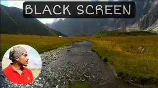 Soothing Mountain Water Sounds for Sleeping | White Noise Stream 8 Hours | BLACK SCREEN