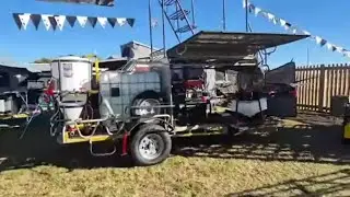 Buiten beeswaens doen NIC Trailers ook 'drone trailers' op Nampo 2025.