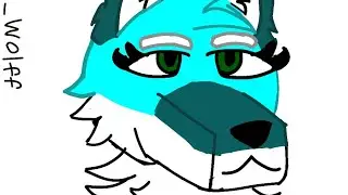 Art trade speeddraw of @Woofy_da_wolfie_X3 