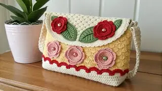 🎀 Идеи для вязаных сумочек | В качестве подарка и модного аксессуара