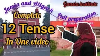 Entrance #class_9th Complete Tense in One Video | English Grammar for #amu  & #jmi Entrance