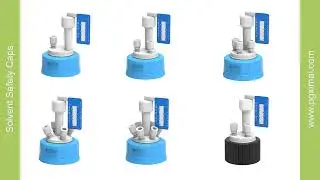 HPLC Solvent Safety Caps