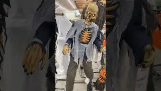 BIG LOTS 2024 LUMBERING ZOMBIE ANIMATRONIC #halloweenprop #animatronics #halloween2024 #zombies
