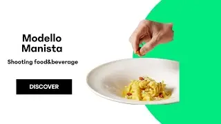 Modello Manista - shooting Food and Beverage.