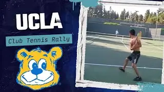 UCLA Club Tennis rally