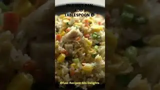 Rapid Egg Fried Rice #60secondrecipes #effortlesscooking #quickandtasty