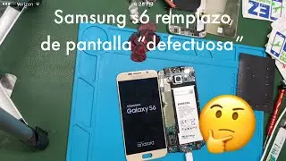 SAMSUNG GALAXY S6 CAMBIO DE PANTALLA POR OTRA SIN QUEBRARLA  (FACIL)