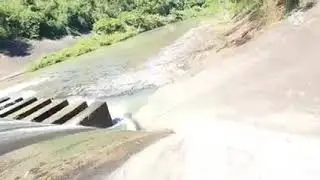 Mini Dam construction with eight (8) gates.