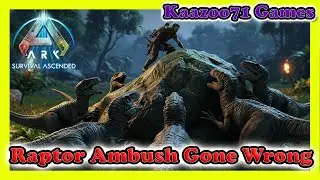 Raptor Ambush Gone Wrong | ARK Survival Ascended (Comedic Short) 😂