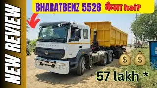 🔥 2023 New BHARATBENZ 5528 hywa trailor truck review 🔥✅️ Price specifications luxury