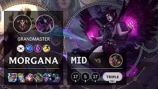 Morgana Mid vs Twisted Fate - KR Grandmaster Patch 11.8
