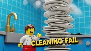 LEGO Spring Cleaning Fail! 🧹 EPIC Stop Motion Animation (2025)