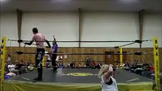 Aaron Abbott in an NWA Mid America Title Match NWA Supreme Logan's Army