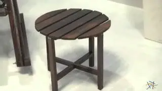 Torched Round Side Table - Product Review Video