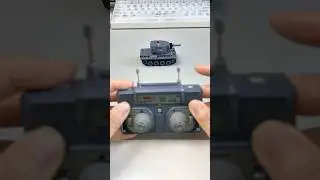 This RC tank is crazy fun to play with&mdash;you can battle with a friend#rctank  #minitank #toys #gift