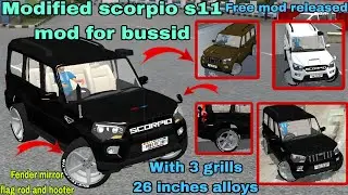 Modified scorpio s11 mod for bus simulator indonesia free mod released