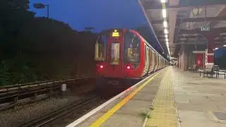 London Underground District Line | S7 Stock Train departing Elm Park for Upminster #shorts