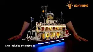 레고 21356 미시시피강 증기선 Lightailing Led Kit 조립 설치