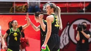No. 25 Oregon vs. Utah | Women's Basketball Highlights | 2/26/2022