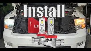 Lasfit H11 H8 H9 LED Bulbs 70W LCair Series Low Beams 2009 Ram 1500