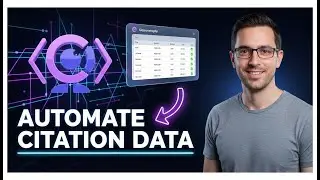 OpenCitations Scraper Tutorial | Analyze Academic Citation Networks Automatically