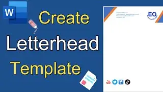 Step by step to create a letterhead template in Word