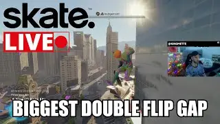 Landing The BIGGEST Double Flip Gap in Skate 4 - Use Code JAS